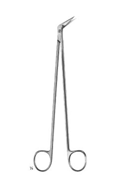 Gall duct scissors